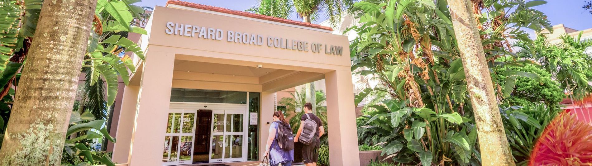 NSU’s Shepard Broad Law Center building