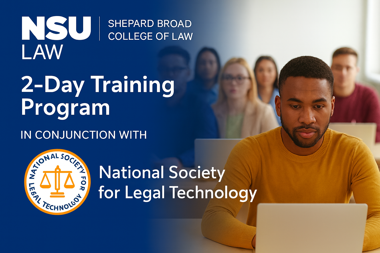 National Society Legal Tech with students studying