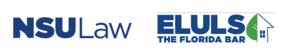 NSU Law and ELULS graphic logos