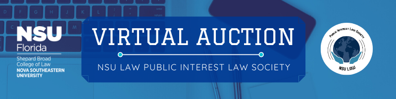 Virtual Auction banner with a laptop, cellphone and pens in the background